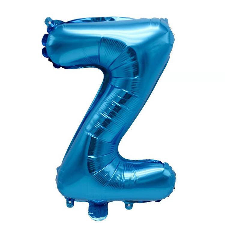 16 Inch English Alphabet Balloons Aluminum Balloons