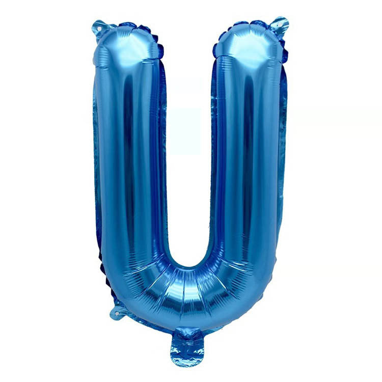 16 Inch English Alphabet Balloons Aluminum Balloons