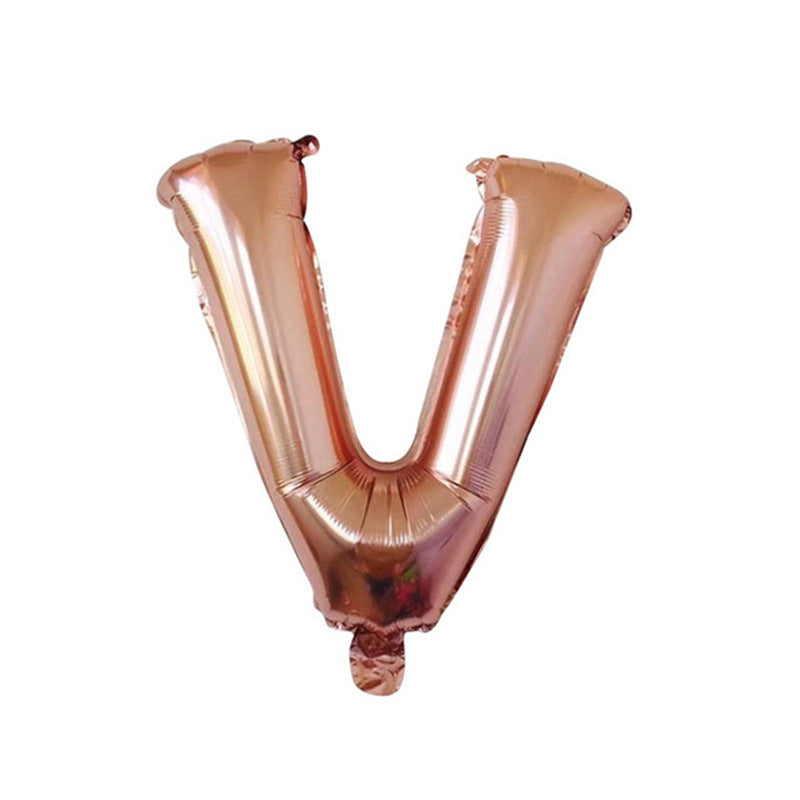 16 Inch English Alphabet Balloons Aluminum Balloons