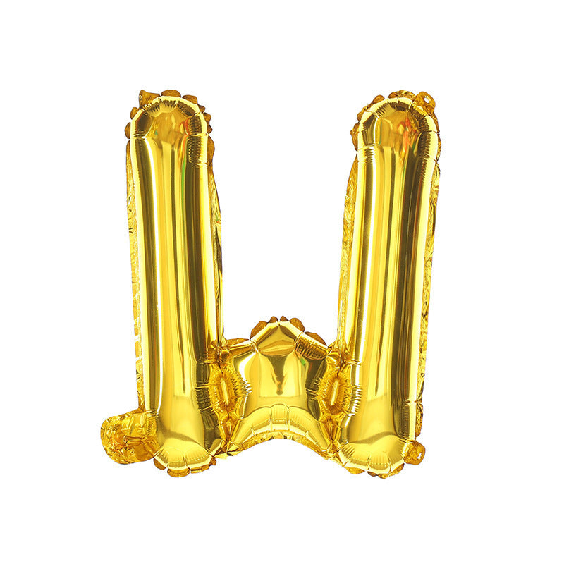 16 Inch English Alphabet Balloons Aluminum Balloons