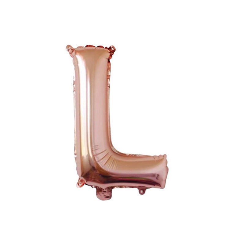 16 Inch English Alphabet Balloons Aluminum Balloons