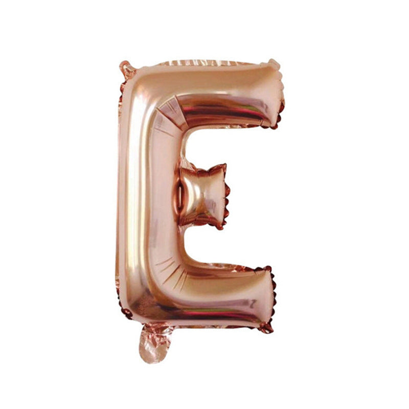 16 Inch English Alphabet Balloons Aluminum Balloons