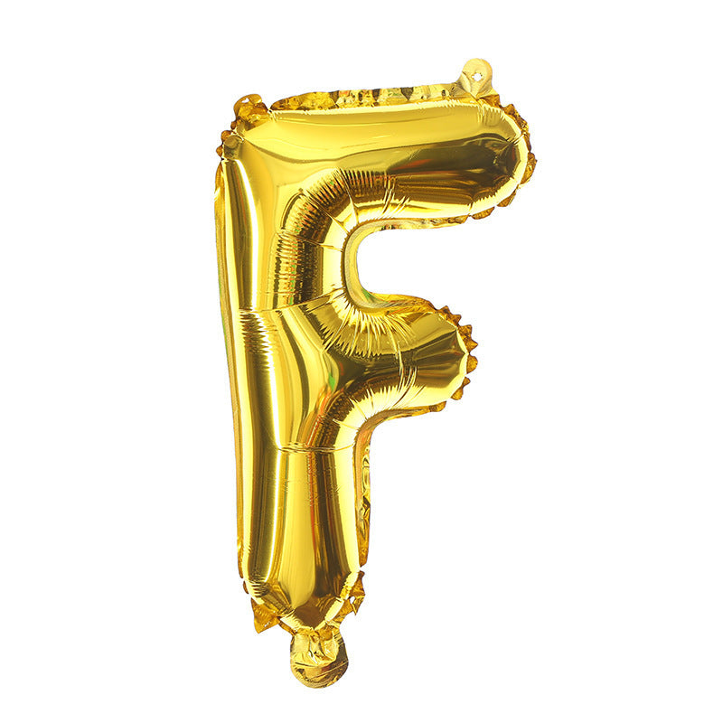 16 Inch English Alphabet Balloons Aluminum Balloons